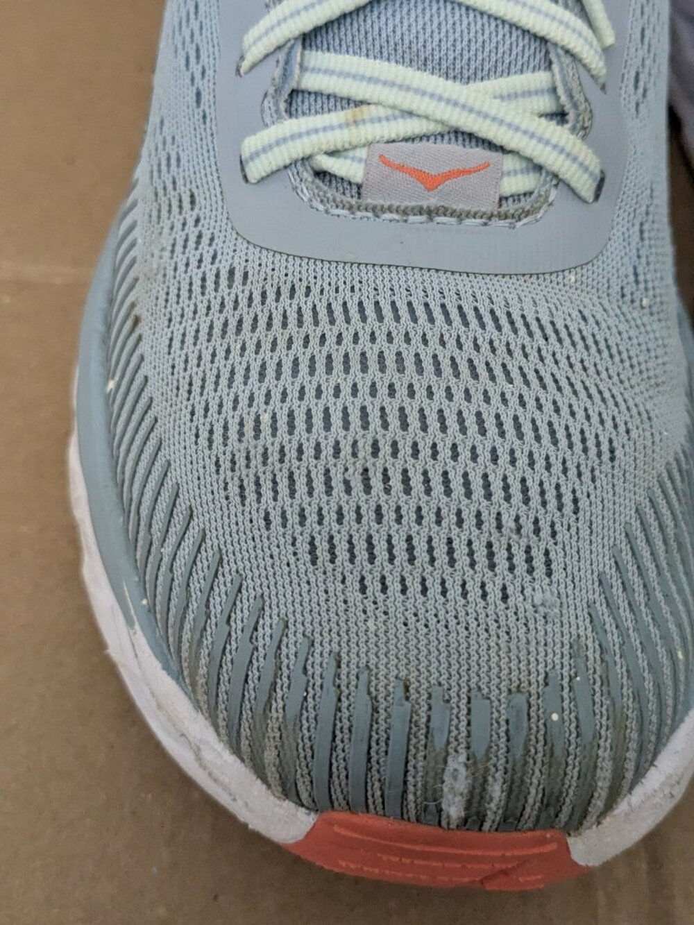 Hoka Women's Bondi 7 Blue Fog Glass Running Shoes 1110531 BFBG Size 11D - Picture 5 of 16